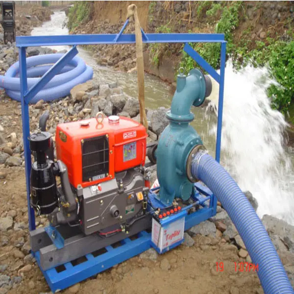 Manguera de succión helicoidal de PVC de 4 pulgadas con bomba de agua