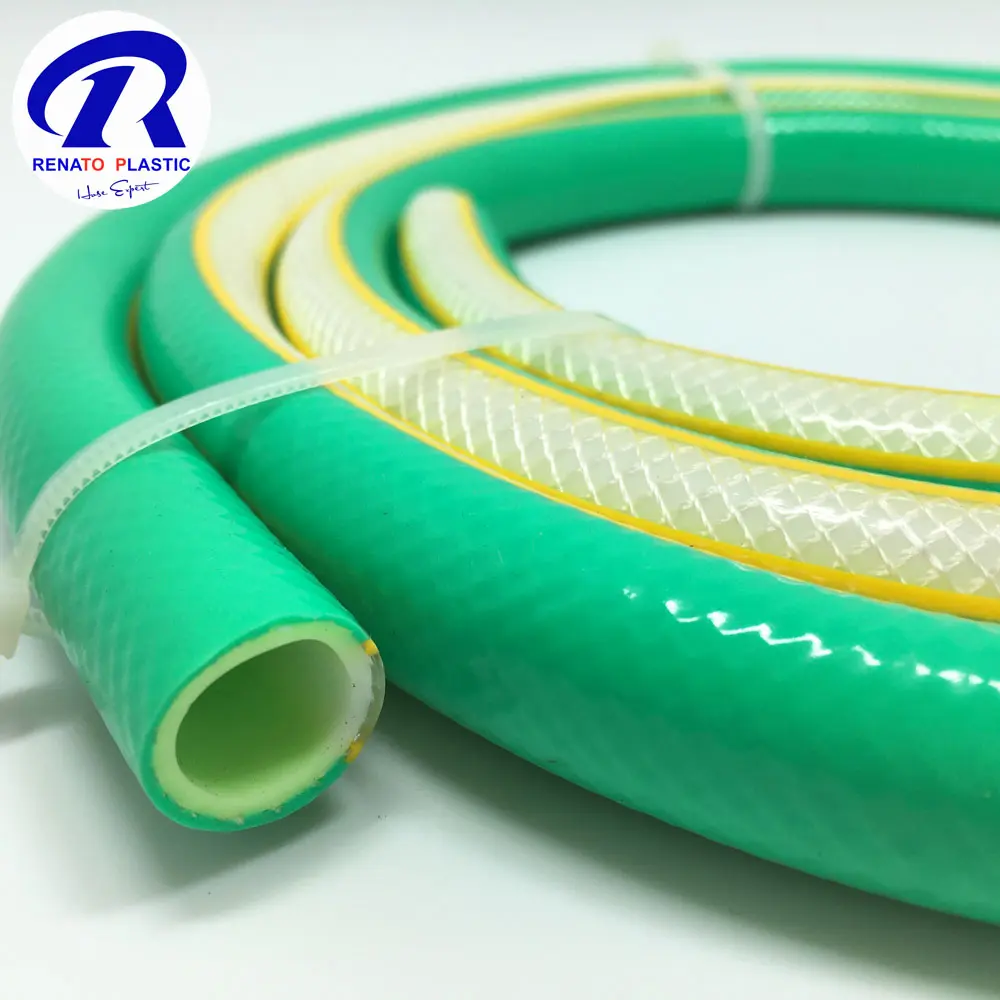 PVC Anti-Kink Reinforced Garden Hose for Water Discharge