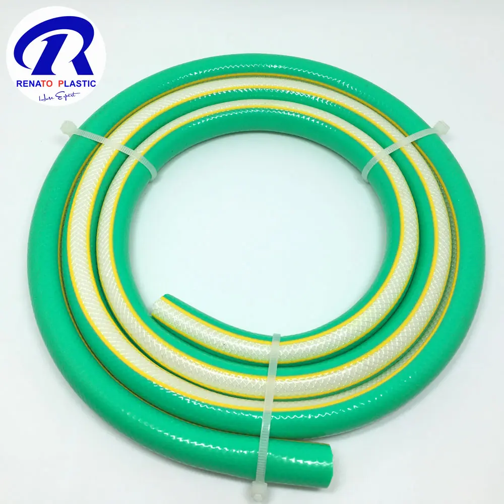 PVC Green garden hose for water discharge use