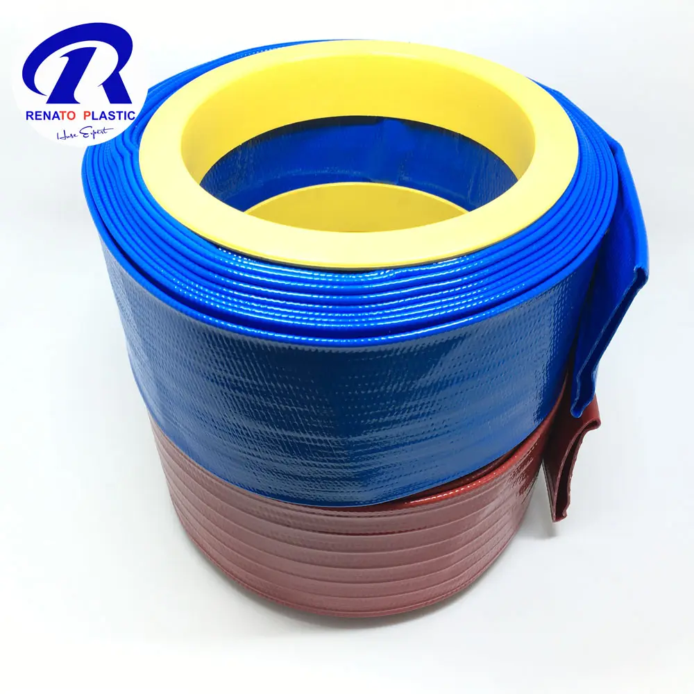 PVC Lay Flat Water Discharge Hose Pipe For Water Pump