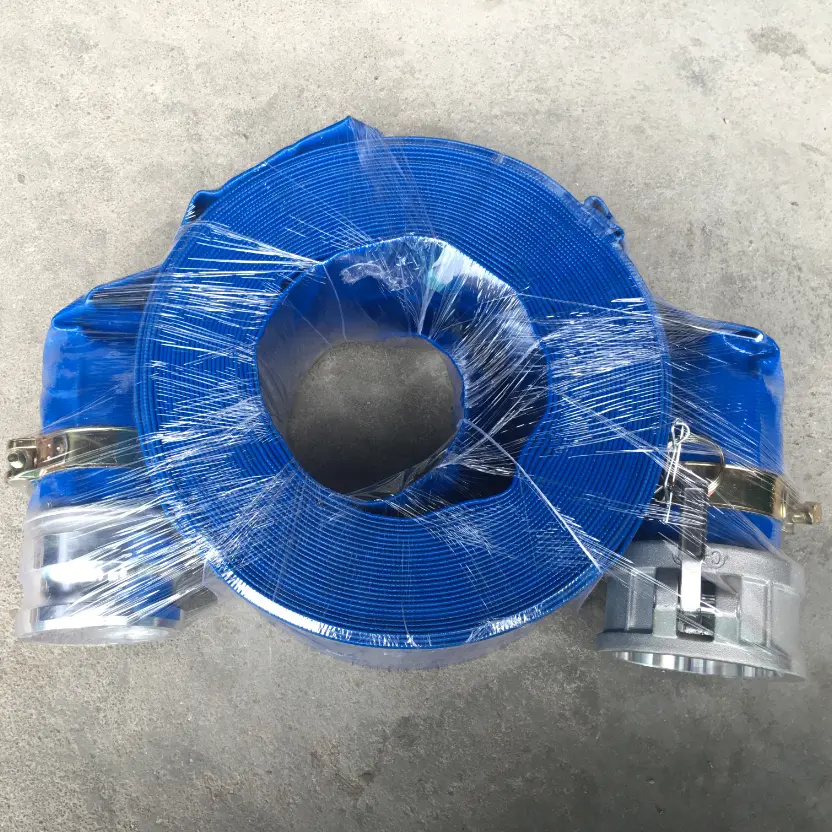 PVC Layflat Hose with Fitting Connector Reel