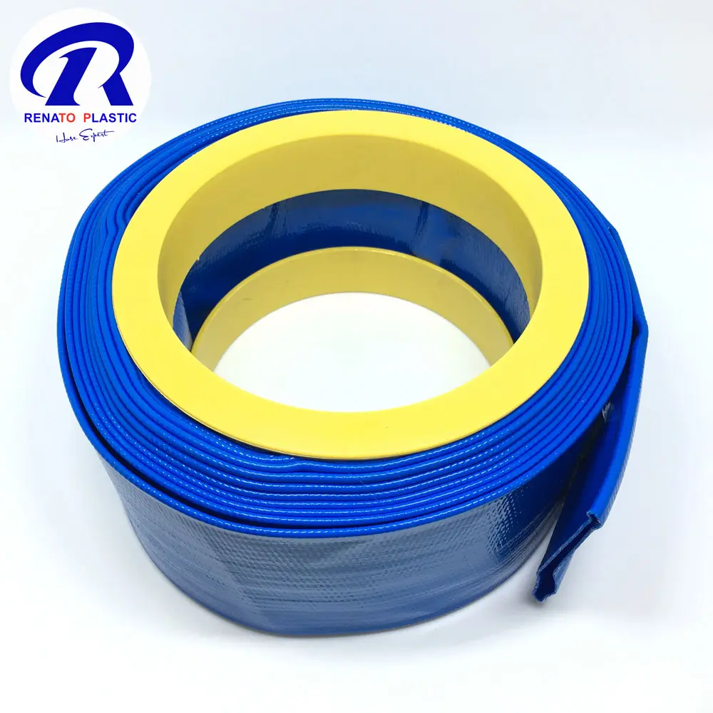 Flexible PVC Layflat Backwash Hose For Agriculture Farming