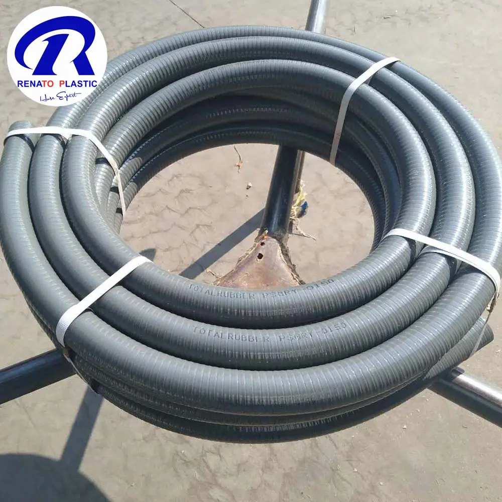 Mangueras de absorción de agua mejoradas en espiral de PVC flexible ligero con sistema de riego de tierras agrícolas