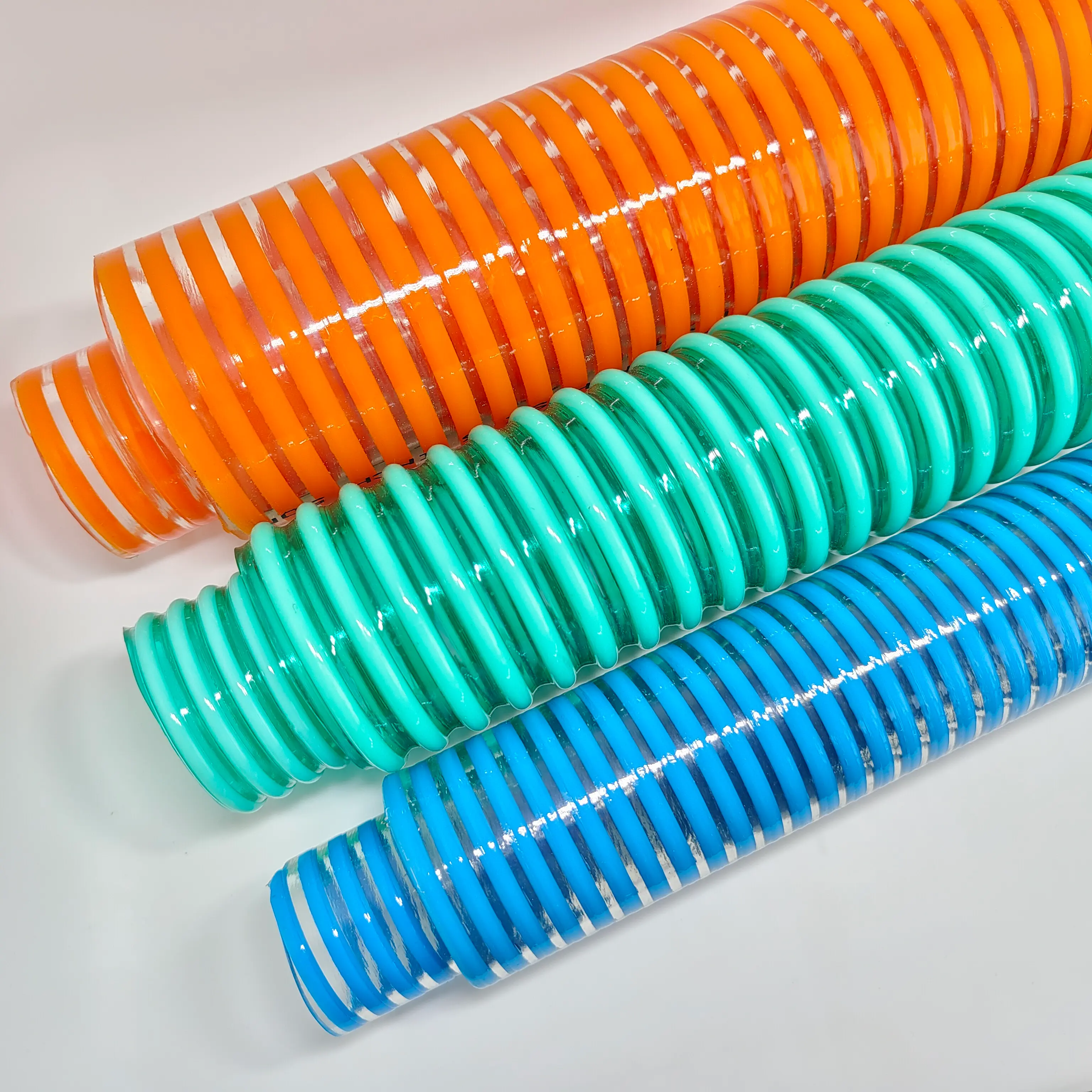 Mangueras flexibles de absorción de agua de PVC para bombas de agua