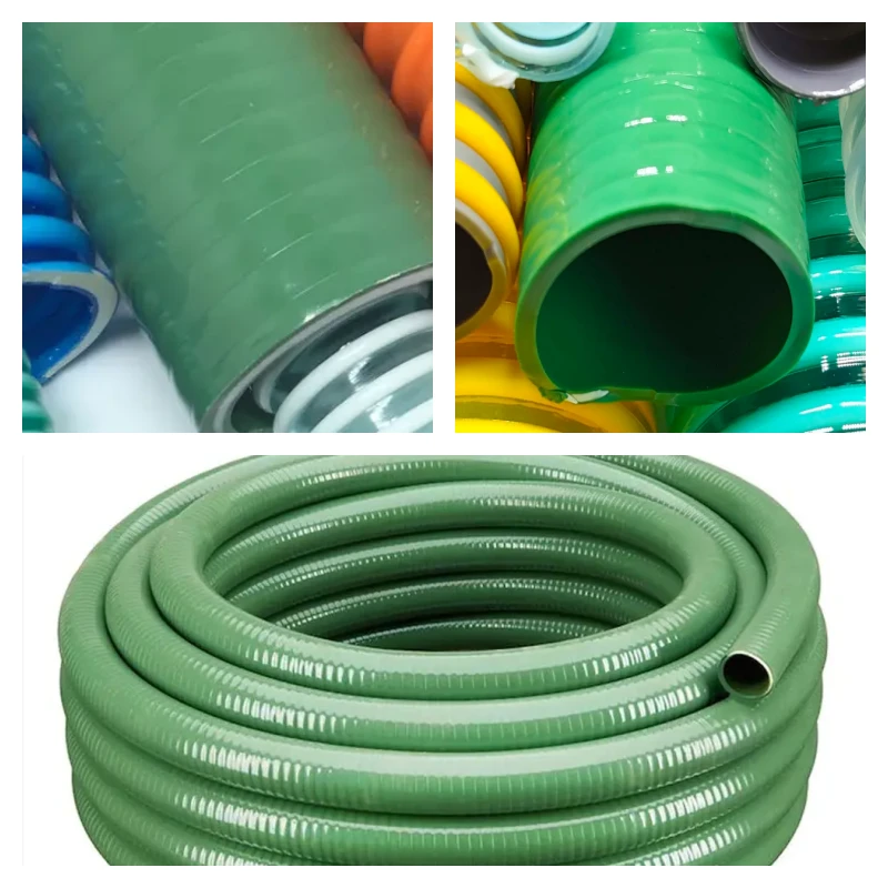 Green PVC Suction Hose